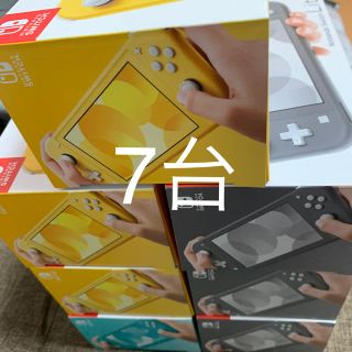 ニンテンドースイッチ(Nintendo Switch)のSwitch Lite  7台 スイッチ ライト 本体(家庭用ゲーム機本体)