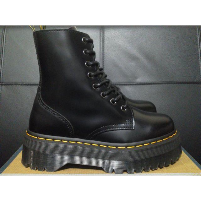 【極美品】Dr.Martens JADON UK4 黒 厚底 8ホールブラックサイズ