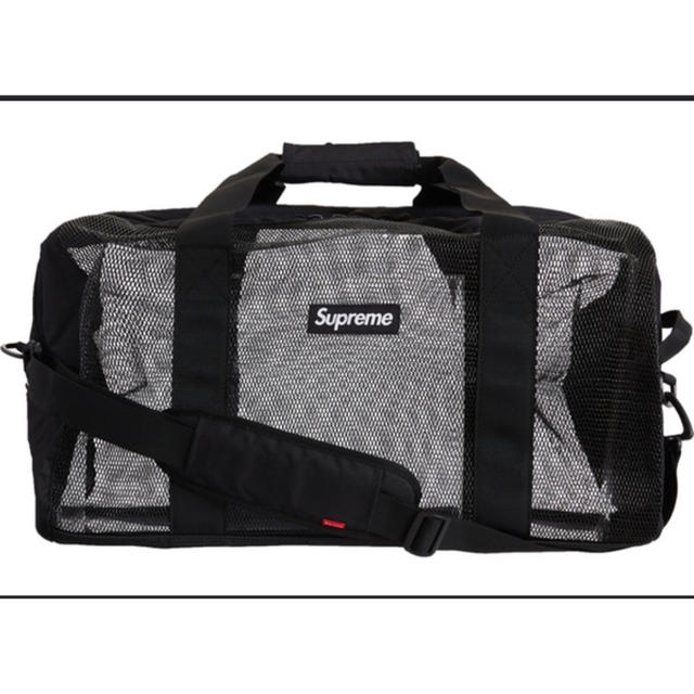 Supreme(シュプリーム)の送料込 納品書原本 SUPREME Big Duffle Bag ブラック メンズのバッグ(ボストンバッグ)の商品写真