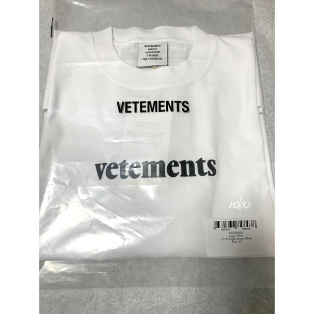 新品 SS20【 VETEMENTS  】Logo T-Shirts ヴェトモン