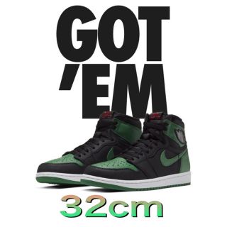 ナイキ(NIKE)のAIR JORDAN 1 RETRO HIGH OG "PINE GREEN"(スニーカー)