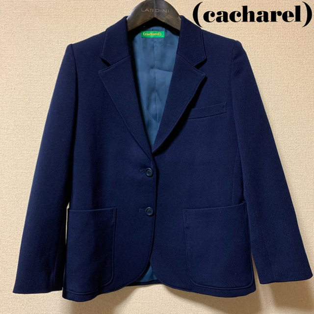 cacharel(キャシャレル)の【美品】cacharel 2Bテーラードジャケット レディースのジャケット/アウター(テーラードジャケット)の商品写真