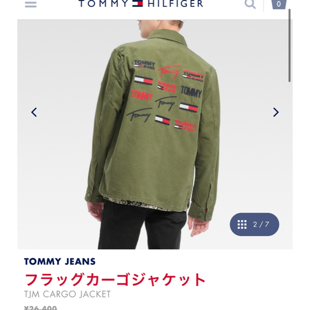 TOMMY(トミー)のTOMMY JEANS ミリタリー ジャケット　トミー　トミージーンズ メンズのジャケット/アウター(Gジャン/デニムジャケット)の商品写真