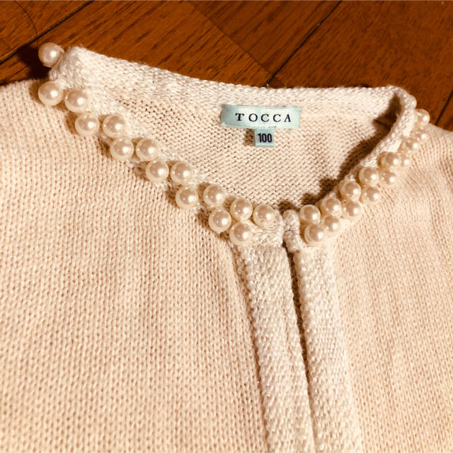 TOCCA(トッカ)のTOCCA トッカ　ニットカーディガン　100サイズ キッズ/ベビー/マタニティのキッズ服女の子用(90cm~)(カーディガン)の商品写真