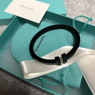 ティファニー(Tiffany & Co.)のティファニー　Tスクエア　ブラック　ブレスレット　箱付(ブレスレット)