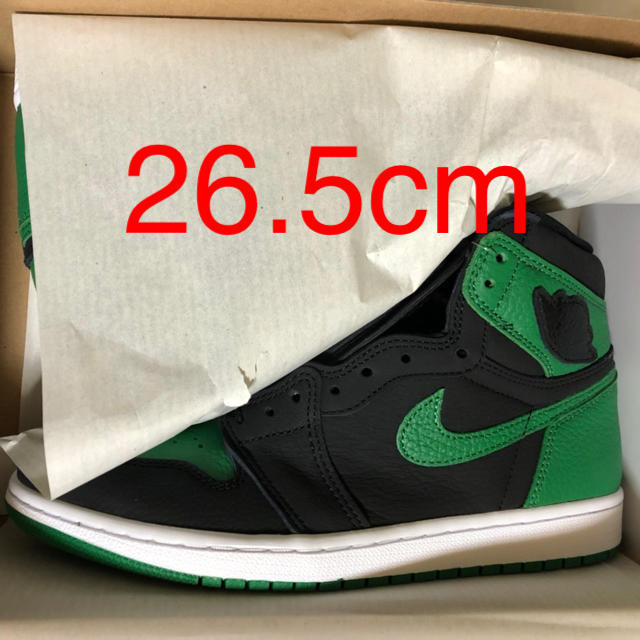 NIKE(ナイキ)の新品 26.5 AIR JORDAN 1 pine green メンズの靴/シューズ(スニーカー)の商品写真