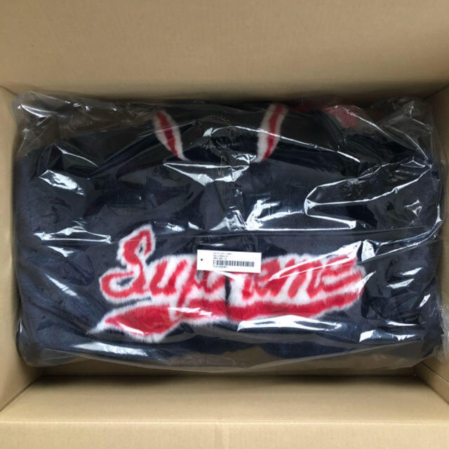 Supreme(シュプリーム)のsupreme ファー　コート　ネイビーM size メンズのジャケット/アウター(チェスターコート)の商品写真