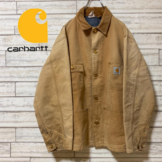 新作入荷!!-《激レア》カー•ハート carhartt☆BD長袖シャツ XL 刺繍