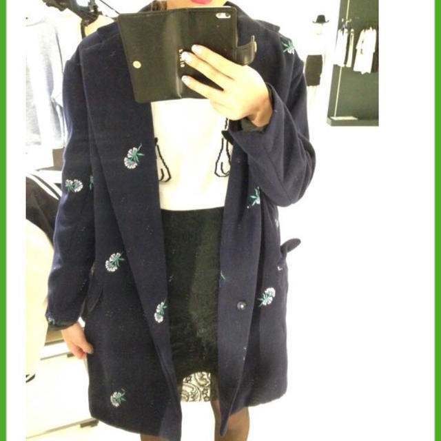 EVRIS - EVRIS♡花柄刺繍ウールコート♡の通販 by にゃろめ's shop 