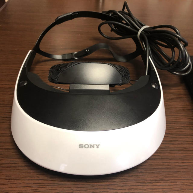 SONY(ソニー)のSONY ヘッドマウントディスプレイ　3D対応　HMZ-T2P スマホ/家電/カメラのPC/タブレット(ディスプレイ)の商品写真