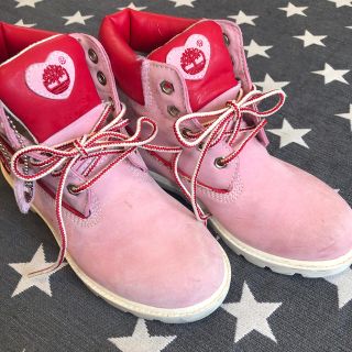 ティンバーランド 子供靴 キッズシューズ ピンク 桃色系 の通販 8点 Timberlandのキッズ ベビー マタニティを買うならラクマ