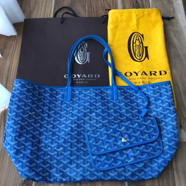 GOYARD トートバッグ　ブルー