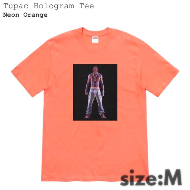 M送込!! Supreme Tupac フォトTシャツ オレンジNeonOrange購入先