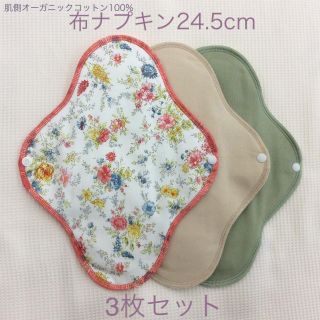 布ナプキン 【3枚セット】普通の日24.5cm(日用品/生活雑貨)