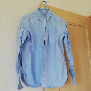 ムジルシリョウヒン(MUJI (無印良品))の無印良品　ブルー　シャツ　Mサイズ(シャツ)