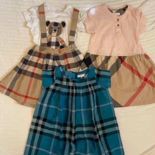 バーバリー(BURBERRY)のバーバリー　3 大きめ100 4点セット(ワンピース)