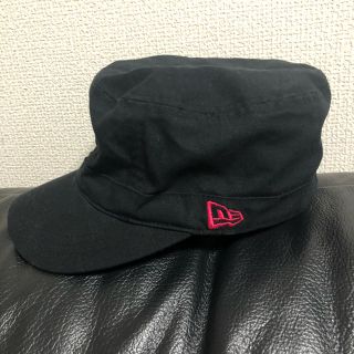 ニューエラー(NEW ERA)のニューエラ ワークキャップ 帽子　ピンクロゴ(キャップ)