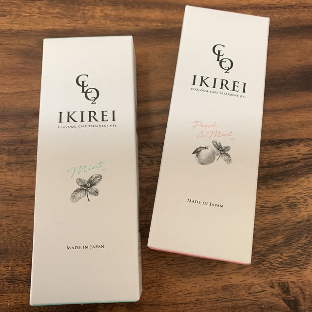 IKIREI 2本セット(ピーチ＆ミント、ミント)