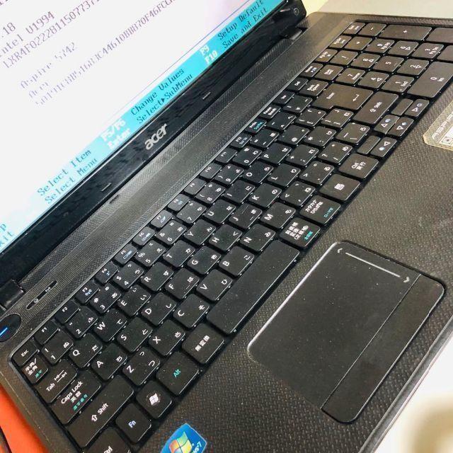 Acer(エイサー)のAcer 5742/ Core i5/ 320GB【ジャンク品】 スマホ/家電/カメラのPC/タブレット(ノートPC)の商品写真