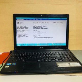 エイサー(Acer)のAcer 5742/ Core i5/ 320GB【ジャンク品】(ノートPC)