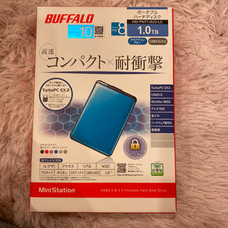 バッファロー(Buffalo)のBUFFALO HD-PNT1.0U3-LC ポータブルハードディスク(PC周辺機器)