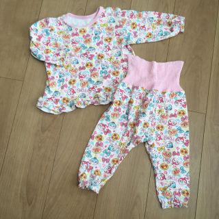 アンパンマン(アンパンマン)のアンパンマン　かわいいピンクのパジャマ　サイズ90(パジャマ)
