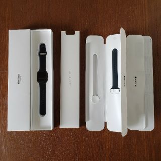 アップルウォッチ(Apple Watch)のApple Watch Series 3 (38mmの黒色)★Apple(その他)