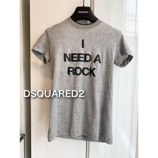 ディースクエアード(DSQUARED2)の値下げ！国内正規 ディースクエアード  グレー☆ロゴTシャツ　XS(Tシャツ(半袖/袖なし))