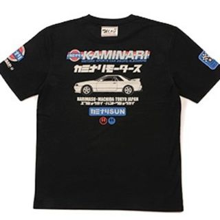 テッドマン(TEDMAN)のｶﾐﾅﾘﾓｰﾀｰｽ/ｽｶｲﾗｲﾝGTR/Tｼｬﾂ/黒/kmt-202(Tシャツ/カットソー(半袖/袖なし))