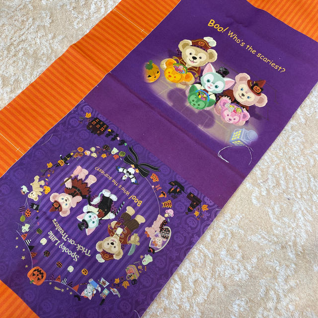 Disney(ディズニー)のダッフィ　ジェラトーニ　ハギレ ハンドメイドの素材/材料(生地/糸)の商品写真