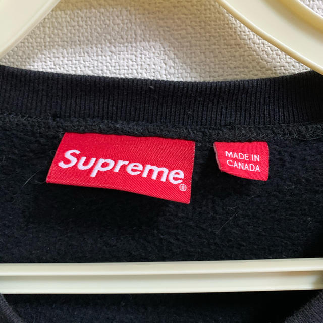 supreme トレーナー　黒