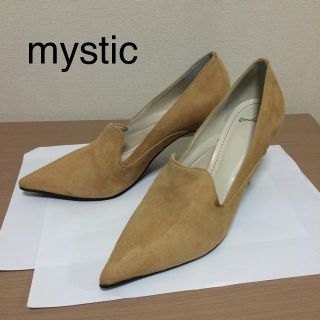 ミスティック(mystic)のmysticのイエローパンプス(ハイヒール/パンプス)