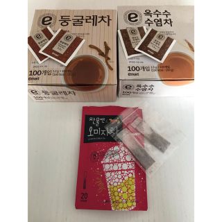 韓国茶　飲み比べセット(3種類　2ケ)1パックで500ml作れます(茶)