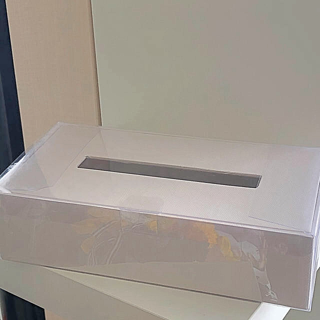 シンプルなティッシュボックスケース新品 インテリア/住まい/日用品のインテリア小物(ティッシュボックス)の商品写真