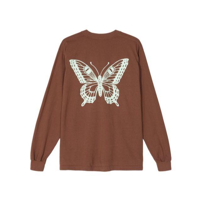 Mサイズ ○ Girls Don´t Cry L/S Tee BUTTERFLY-