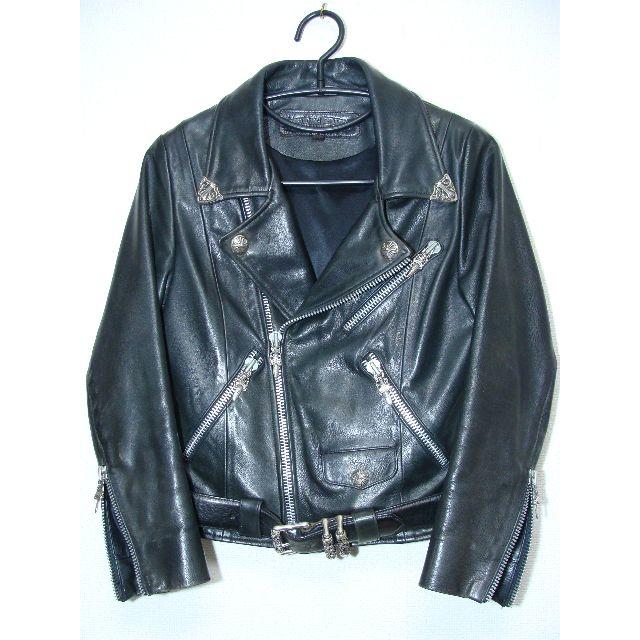 Chrome Hearts - CHクロムハーツ初期物ダガーパーツレザーベルト Chrome Hearts - CHクロムハーツ初期物ダガーパーツレザーベルト