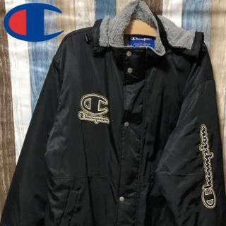 チャンピオン(Champion)の冬物クリアランスSALE♪ チャンピオン ベンチコート ① 黒 L(その他)