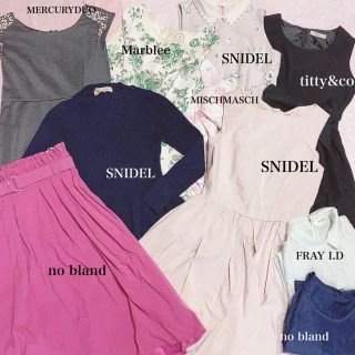 スナイデル(SNIDEL)のワンピース中心💕SNIDELなど10点(セット/コーデ)