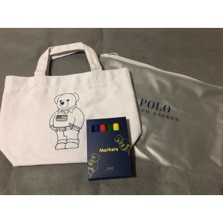 ポロラルフローレン(POLO RALPH LAUREN)の＊ポロラルフローレン トートバッグ 色塗ペン付き(トートバッグ)