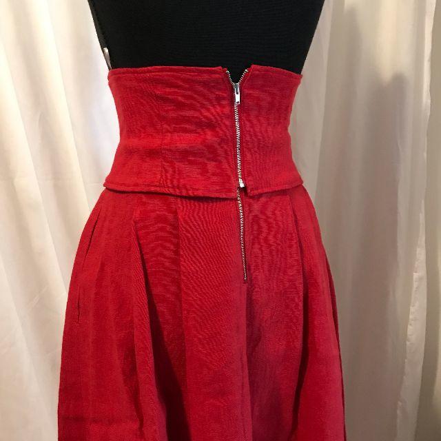 OPENING CEREMONY(オープニングセレモニー)の未使用Opening CeremonyコルセットスカートS赤 レディースのスカート(ひざ丈スカート)の商品写真