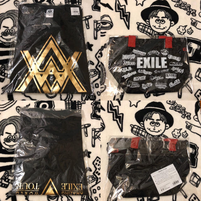 EXILE(エグザイル)のEXILE Tシャツ トートバッグ エンタメ/ホビーのタレントグッズ(ミュージシャン)の商品写真