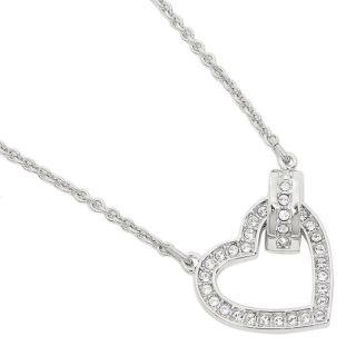 スワロフスキー(SWAROVSKI)の美品［SWAROVSKI］レディース  シルバーハート ネックレス (ネックレス)