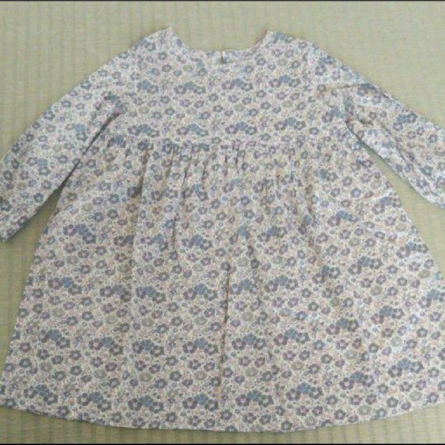 リバティ　ワンピース　90 キッズ/ベビー/マタニティのキッズ服女の子用(90cm~)(ワンピース)の商品写真