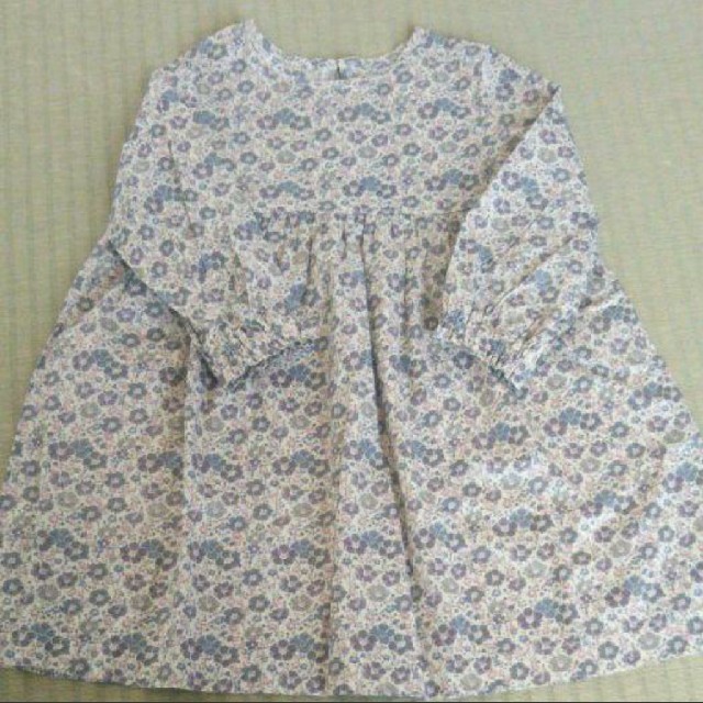 リバティ　ワンピース　90 キッズ/ベビー/マタニティのキッズ服女の子用(90cm~)(ワンピース)の商品写真