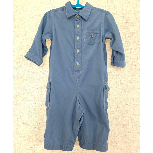 Ralph Lauren(ラルフローレン)のおまとめ　ラルフローレン　シャツオール　スウェットオール キッズ/ベビー/マタニティのベビー服(~85cm)(カバーオール)の商品写真