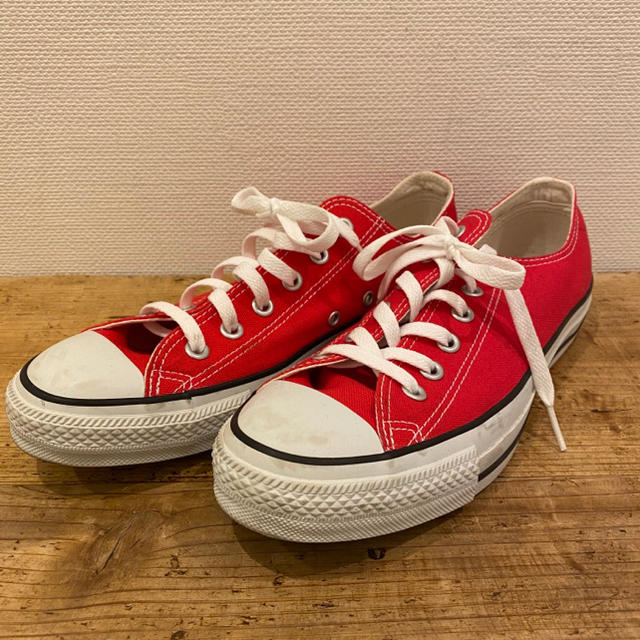 CONVERSE(コンバース)のコンバース　オールスター converse allstar 赤　25.5cm メンズの靴/シューズ(スニーカー)の商品写真