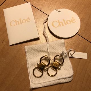 クロエ(Chloe)の新品未使用chloeパールピアス イヤリング ゴールド クロエ(ピアス)