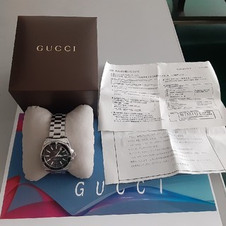 グッチ(Gucci)のGUCCI腕時計、DIVEブラック文字盤(腕時計(アナログ))