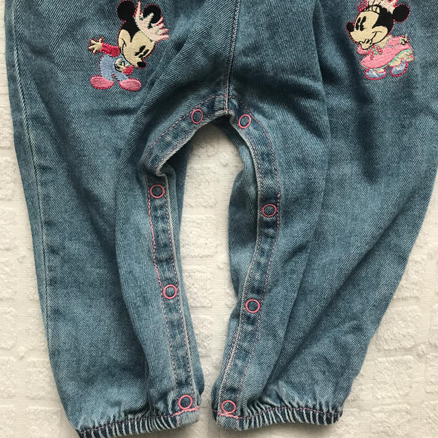 Disney(ディズニー)のミキミニ　デニム キッズ/ベビー/マタニティのベビー服(~85cm)(パンツ)の商品写真