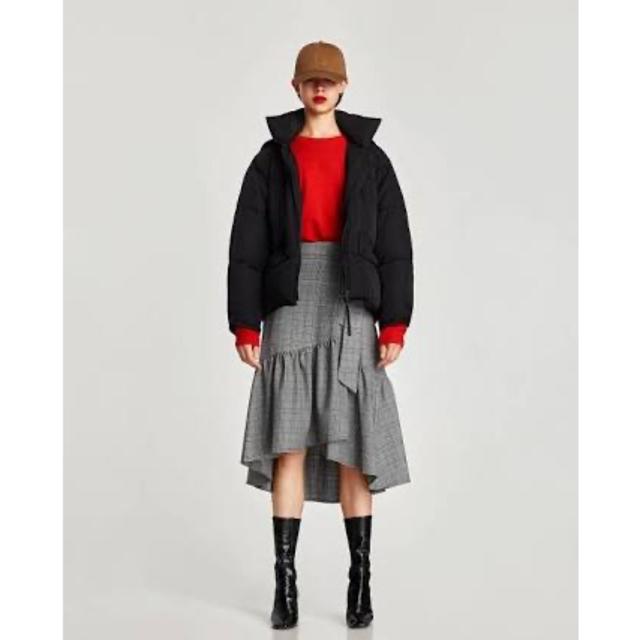 ZARA(ザラ)のﾌﾘﾙ ﾗｯﾌﾟｽｶｰﾄ 藤ヶ谷太輔 レディースのスカート(ひざ丈スカート)の商品写真